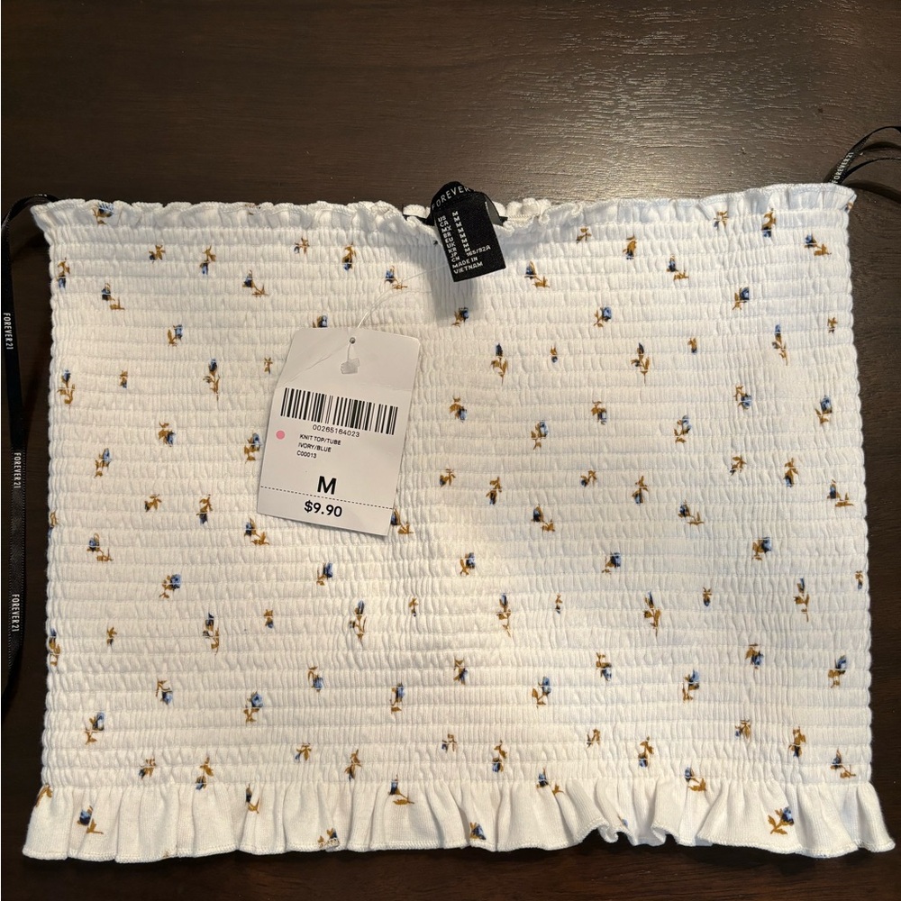 NWT Forever 21 tube crop top size M